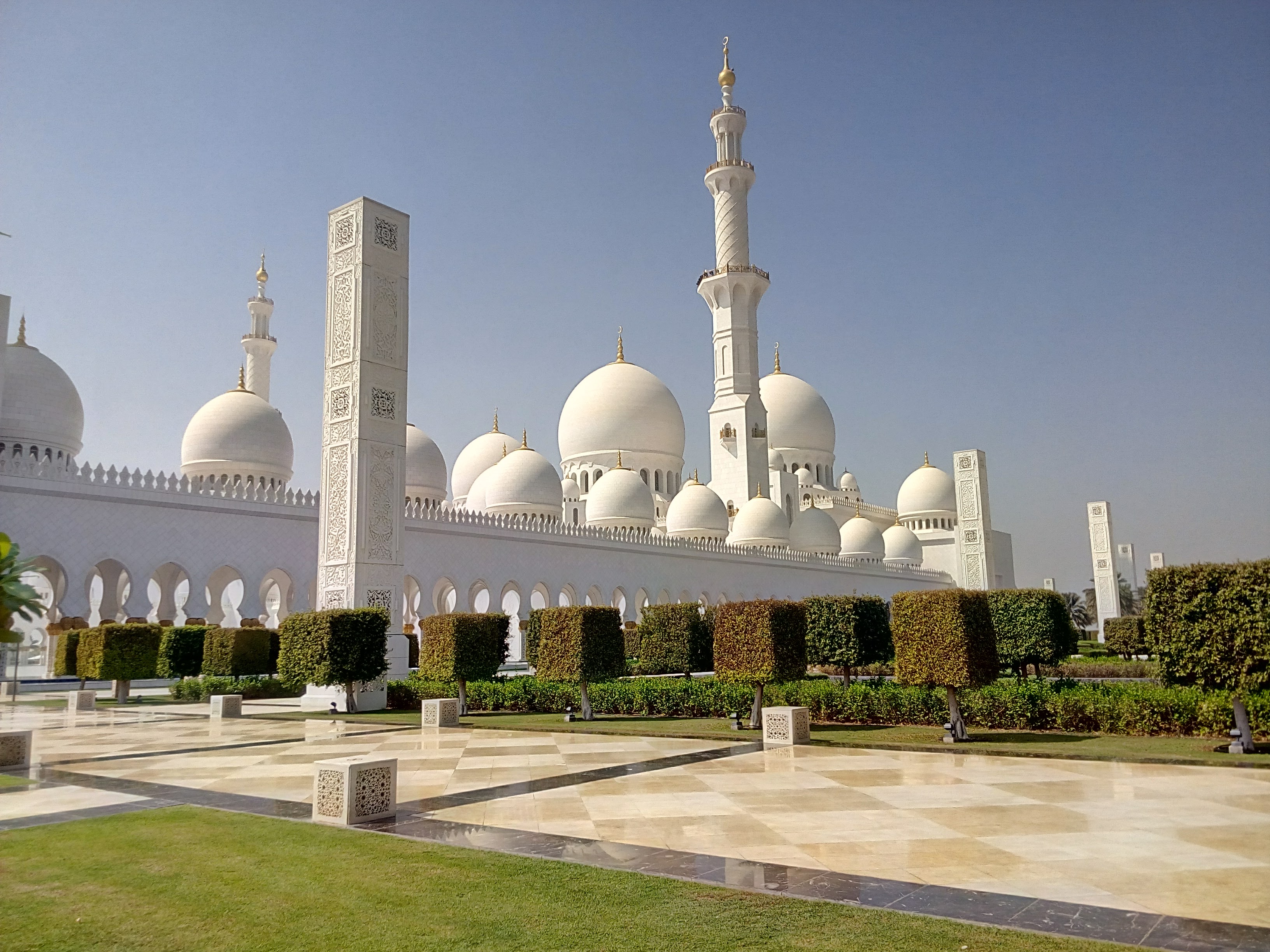 Cúpulas de la Mezquita de Abu Dhabi