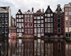 Las casas de los canales de Amsterdam