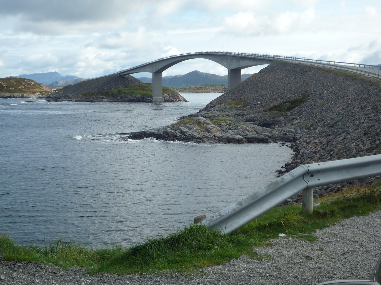 Kristiansand la carretera del Atlantico Puente