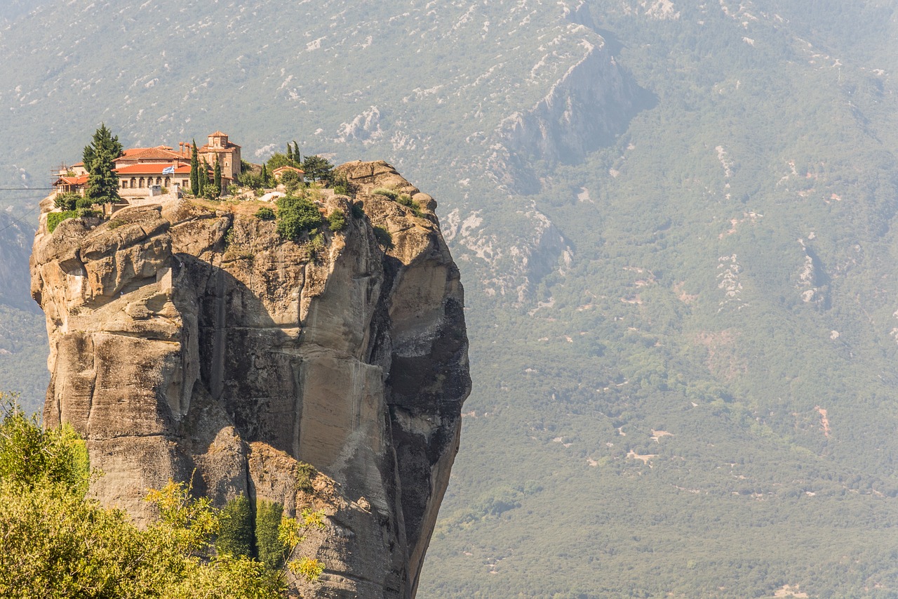 Espectacular imagen monasterio de Meteora Grecia