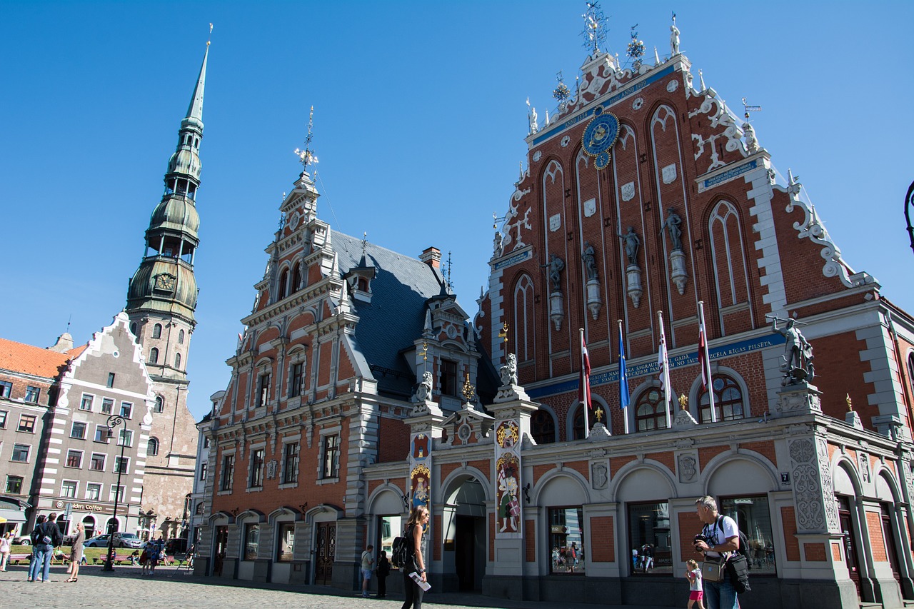 Casa de los cabezas negras Riga Letonia
