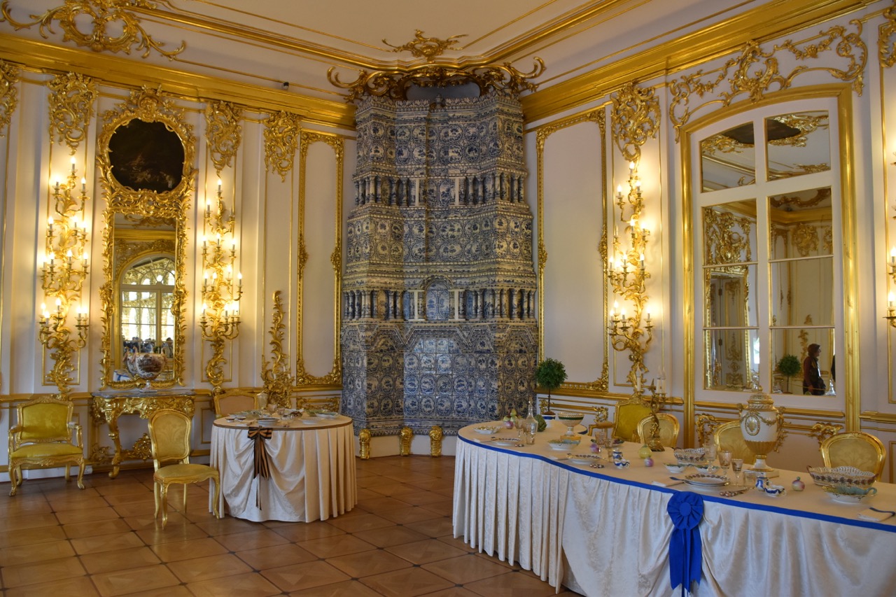 Interior palacio de Catalina la Grande en San Petersburgo