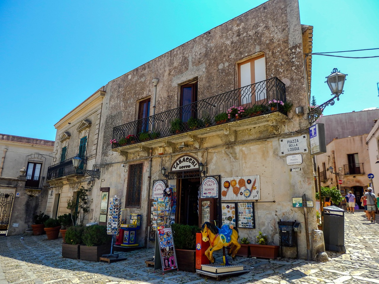 Peculiares casas en Trapani Sicilia