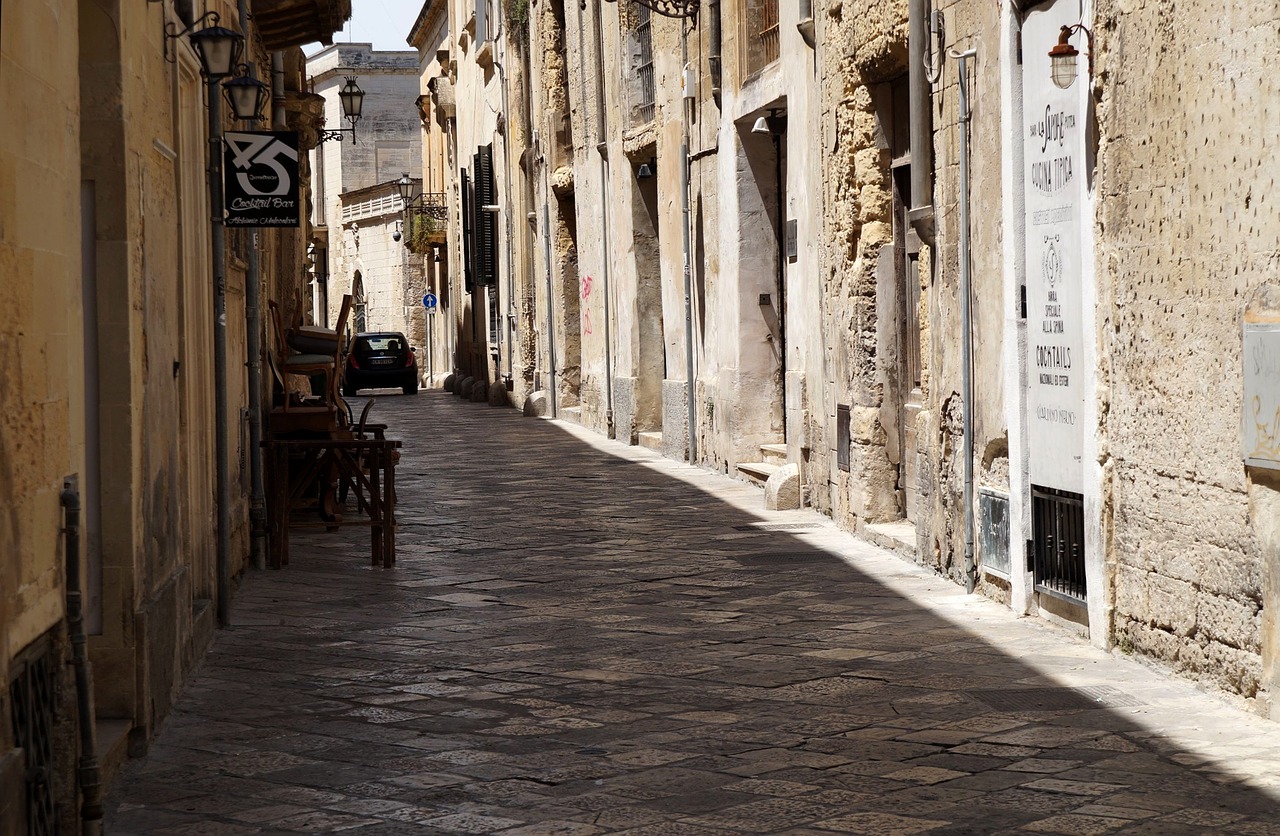 Calles de Lecce Excursión para crucero Italia
