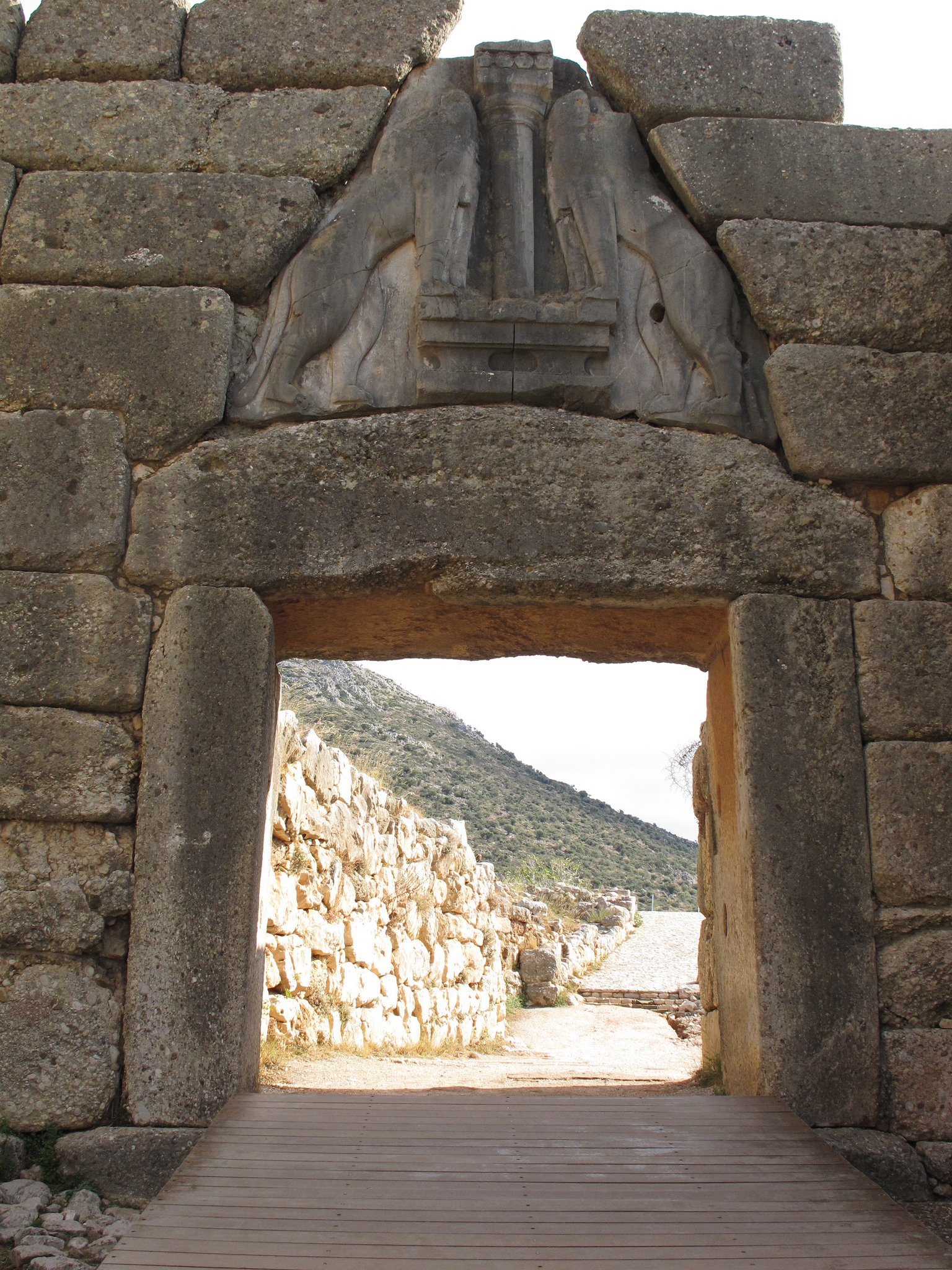 Puertas del palacio de Micenas Grecia
